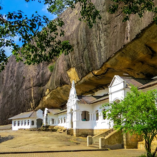 Dambulla Cave Temple in Sri Lanka