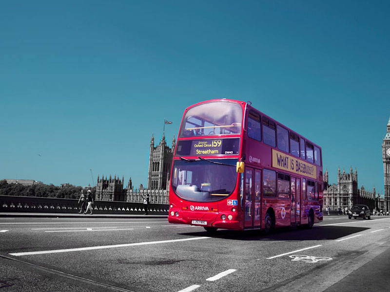 red double decker bus – London – cresta holidays.